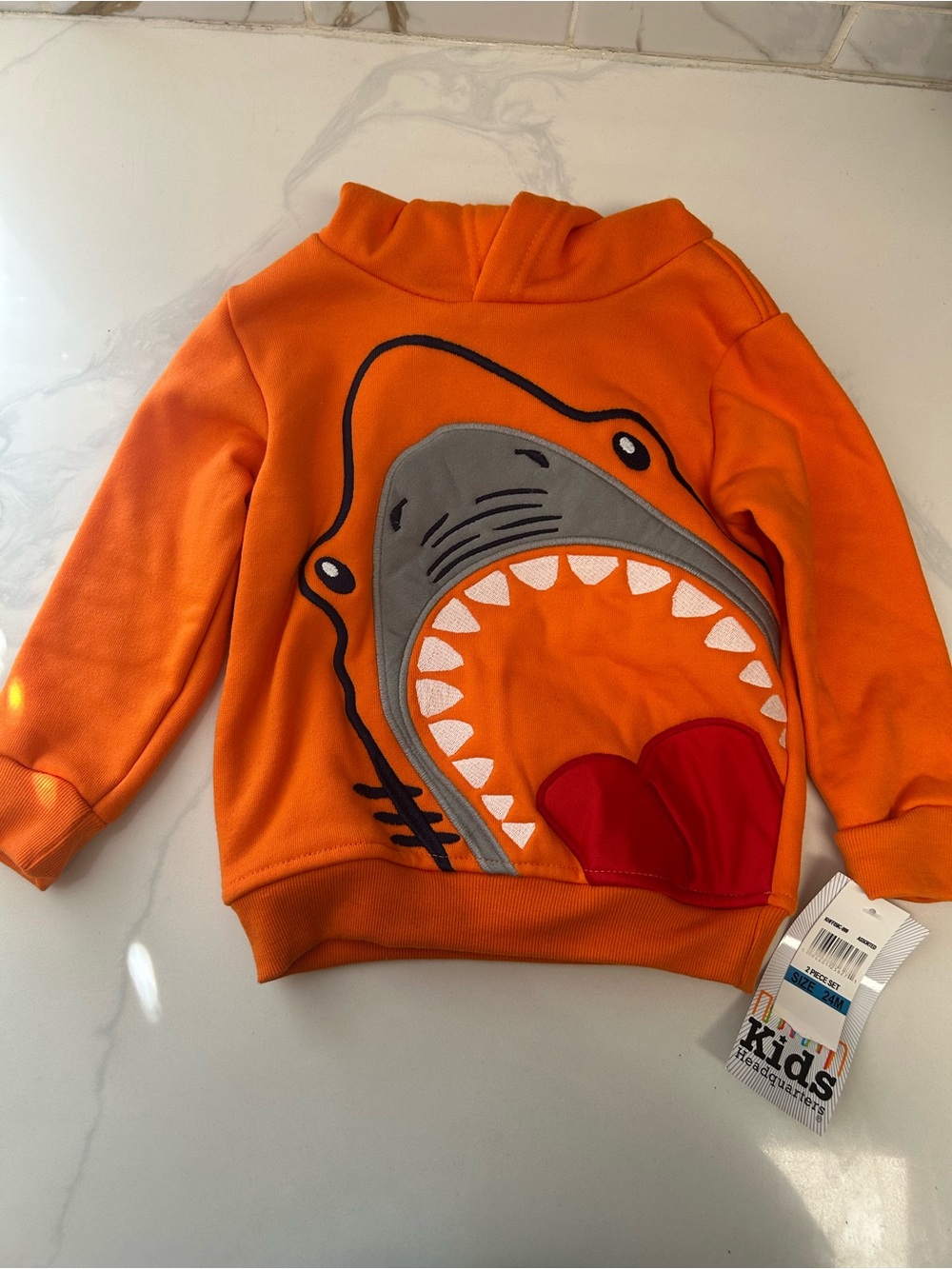 NWT Shark Hoodie & Pants Set